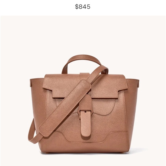 Senreve Handbags - Senreve MIDI maestro in pebbles chestnut gold